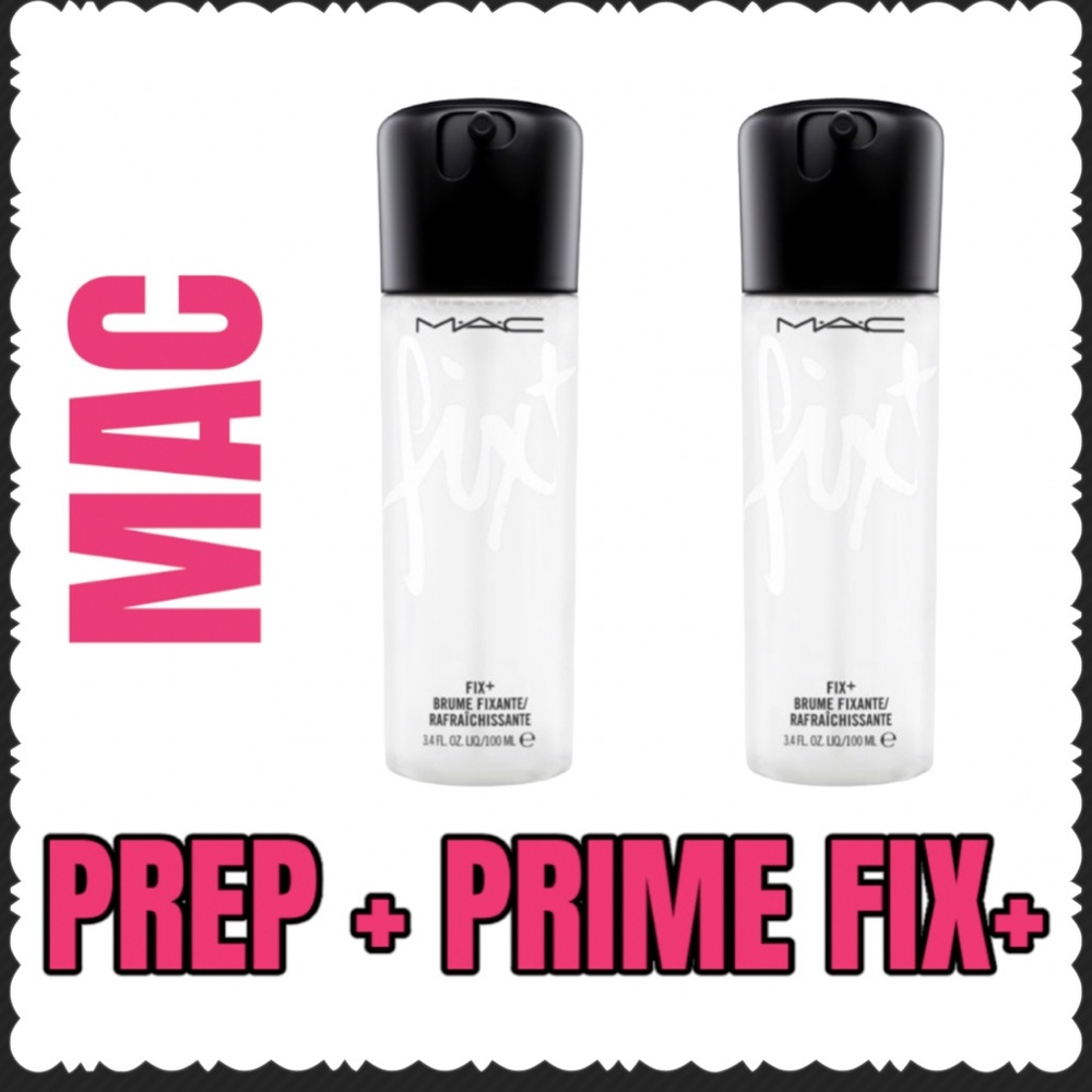 MAC COSMETICS PREP + PRIME FIX+ PRIMER & SETTING SPRAY TRAVEL SET DUO